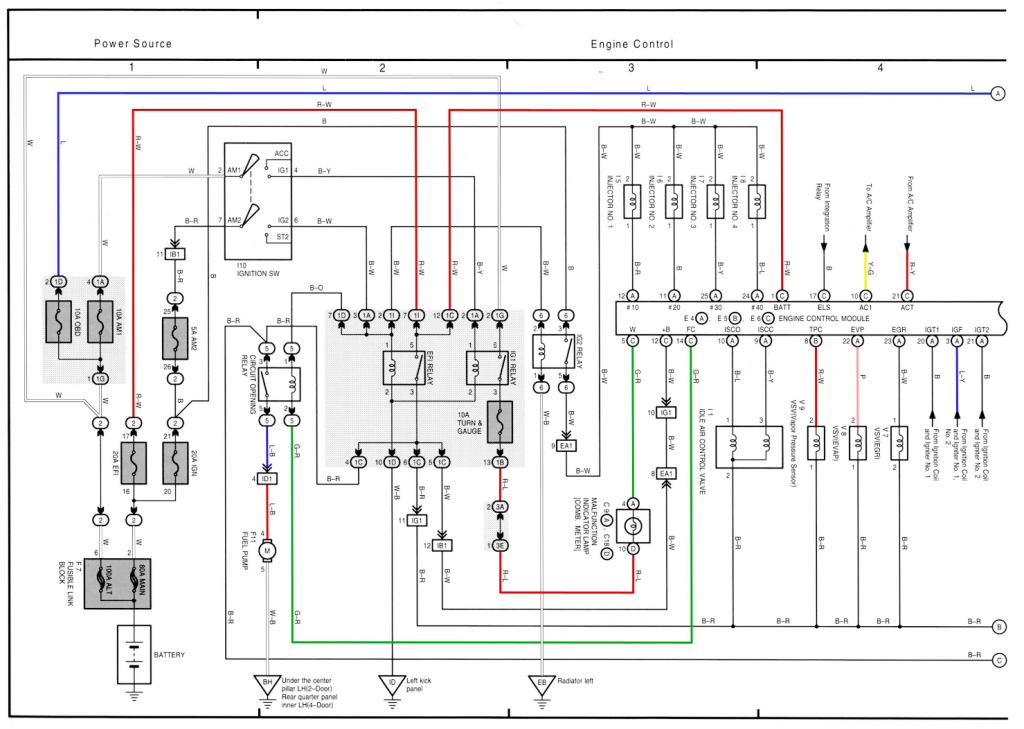 Toyota RAV4 Forums Fuel Pump relay not getting ground signal from ECM