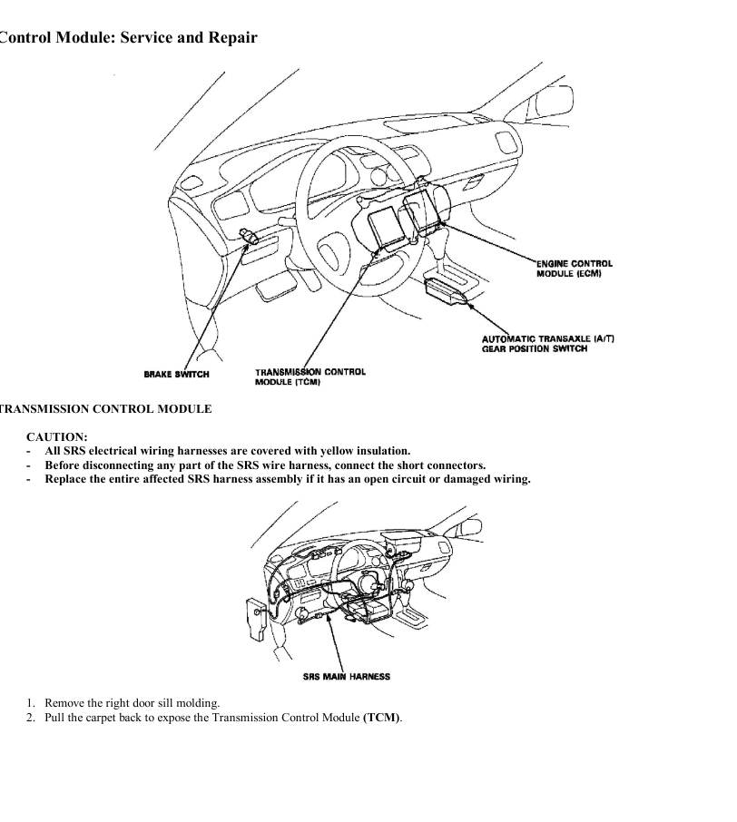 Honda Accord TCM: Q&A on Removing & Replacing the Transmission Control