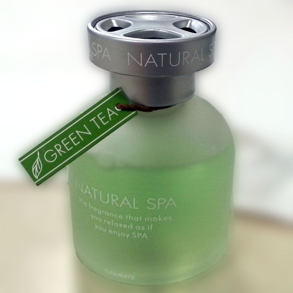 Green Tea Scent - Smells like citrus Japanese candy with hint of Green Tea  Liquid type air freshener - strong but light smell - you will love it!  Use in car or home - Stylish Design  Natural Spa L21 - By Car Mate Japan  1 photo AirFreshenerCitrusGreenTeaScentNaturalSpaCarHomeCarmate_zpsf4242c1b.jpg