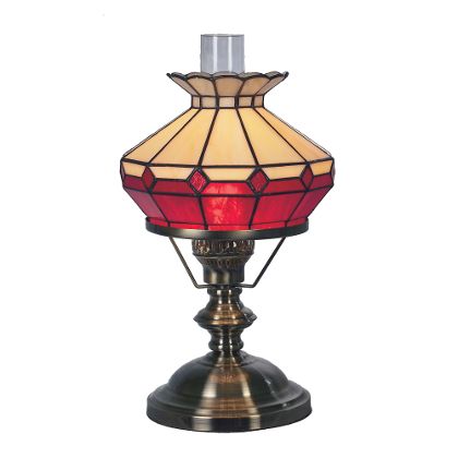 ... about Red Oil Style Bistro Tiffany Table Lamp Light Lighting HBR1