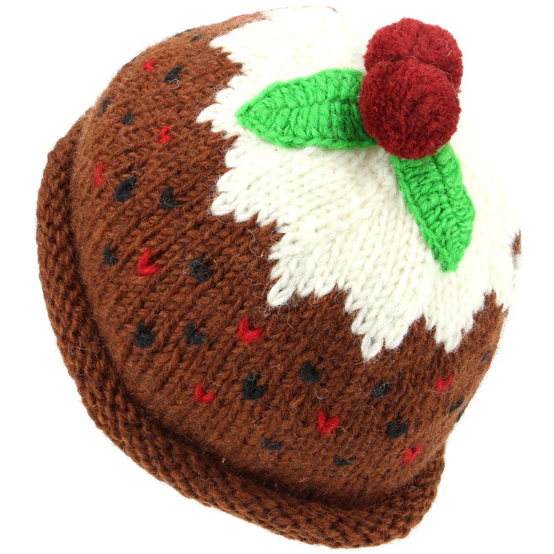 Beanie Hat Wool Elf Santa Christmas Pudding Turkey Xmas Cap LoudElephant Knit eBay
