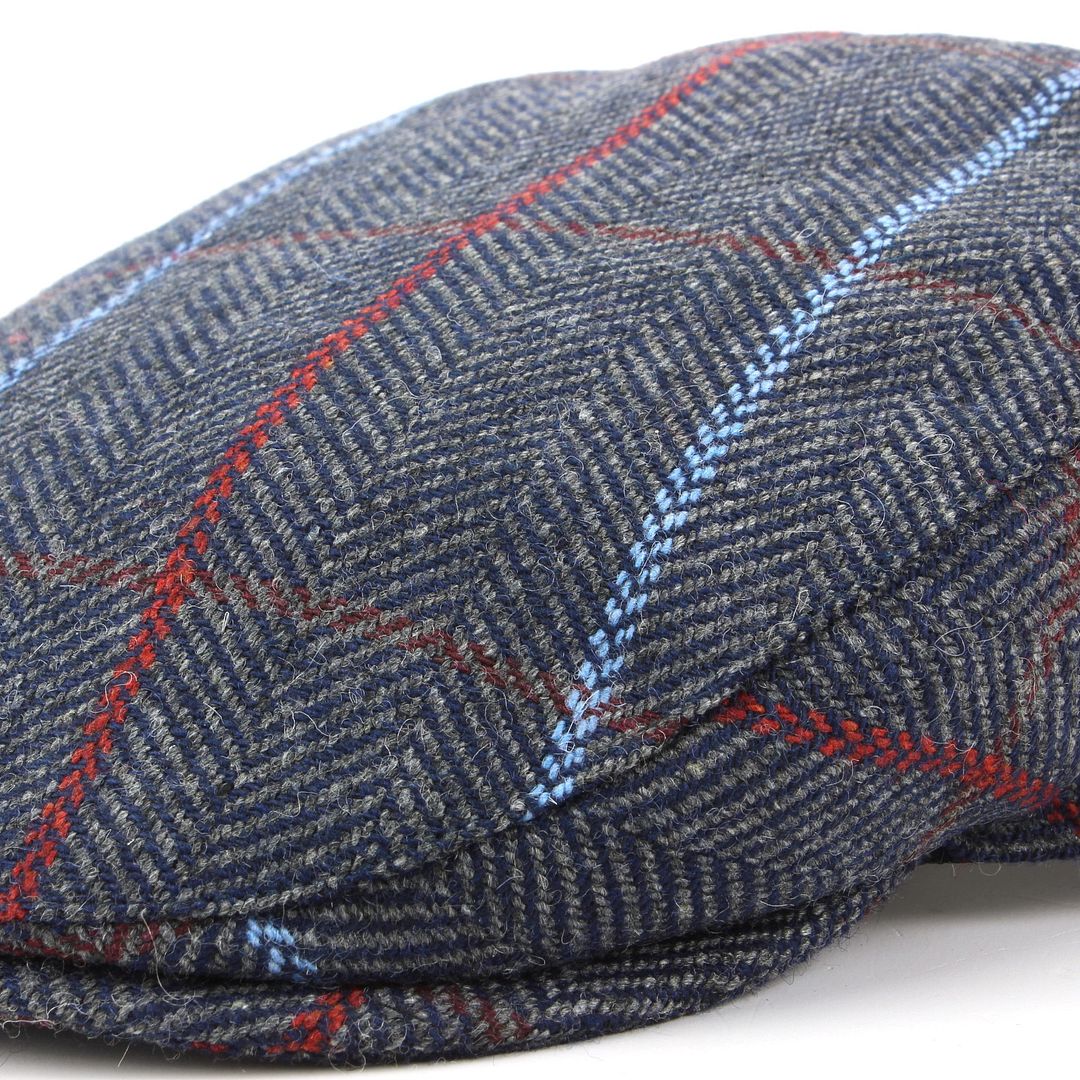Cappello berretto piatto tweed Fodera Trapuntata Blu Marrone Nuovo Caldi Invernali Caccia Da Passeggio