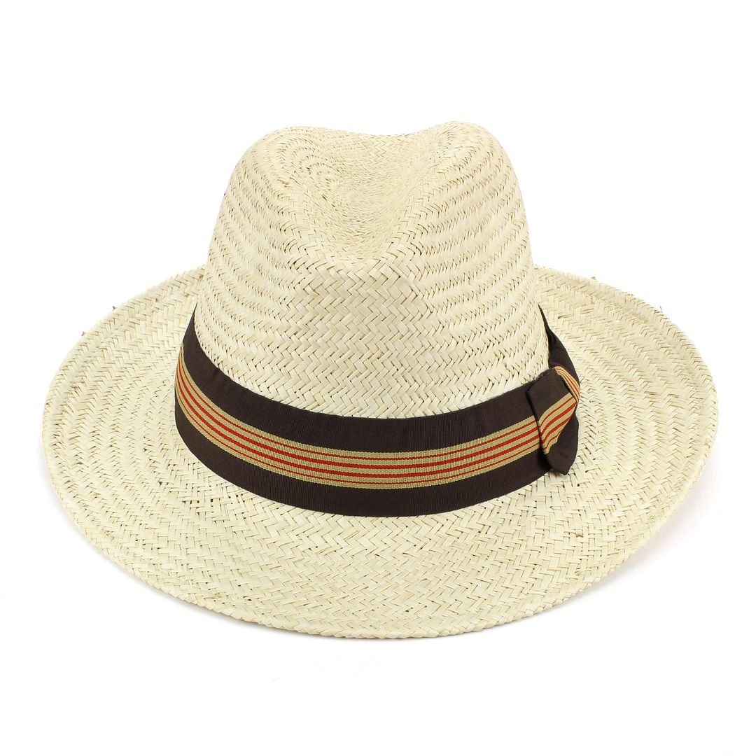 Hat Panama Straw Fedora Trilby Cap Sun Travel Brim Wide Mens Ladies