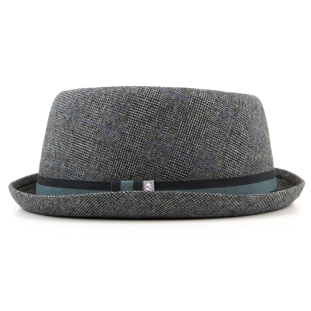 Cappello Pork Pie In Corda Vintage - Stile Ska E Rocky, Nero, Taglia 57 (S/M) - Foto 10