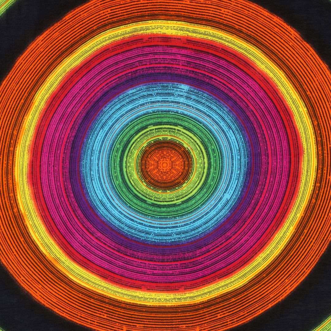 Sarong Wrap Skirt Beachwear Swim Cover Dress Circles Print Scarf Rayon - Picture 5 of 7