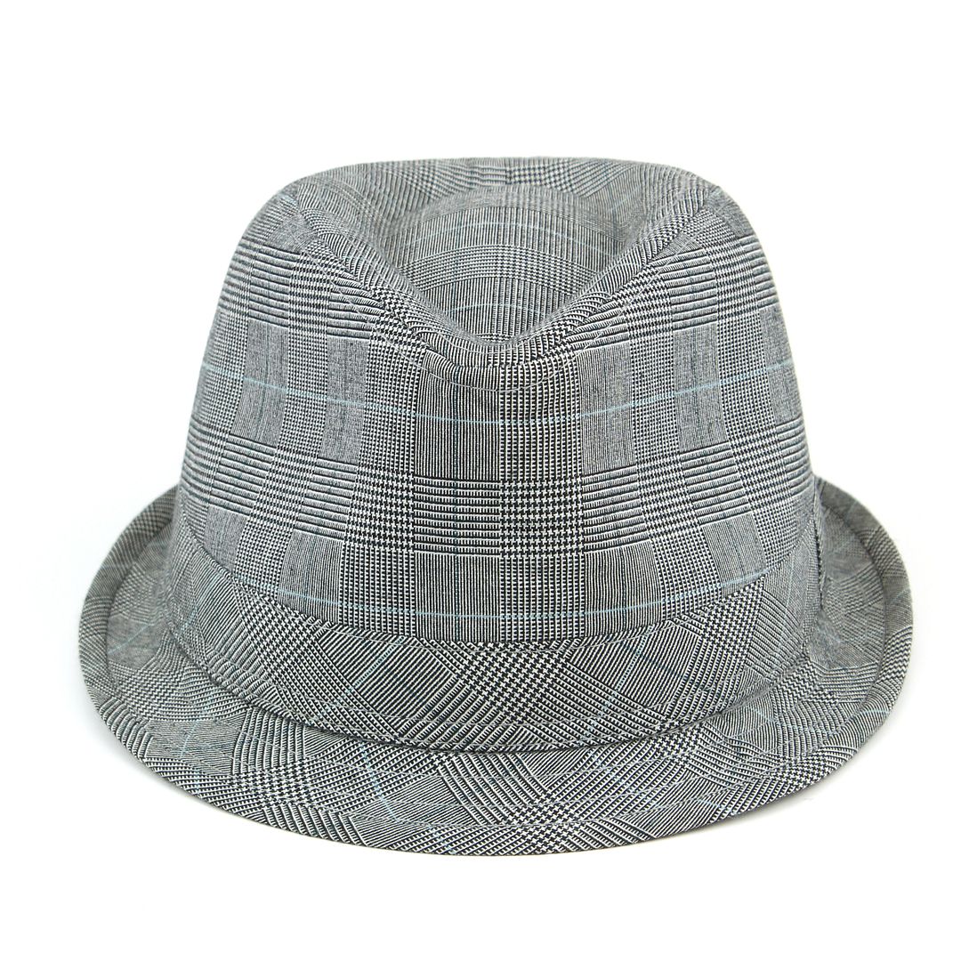womens grey trilby hat
