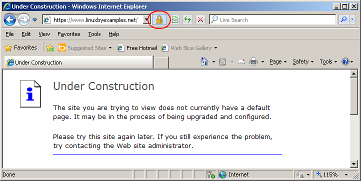 IE not continue warning