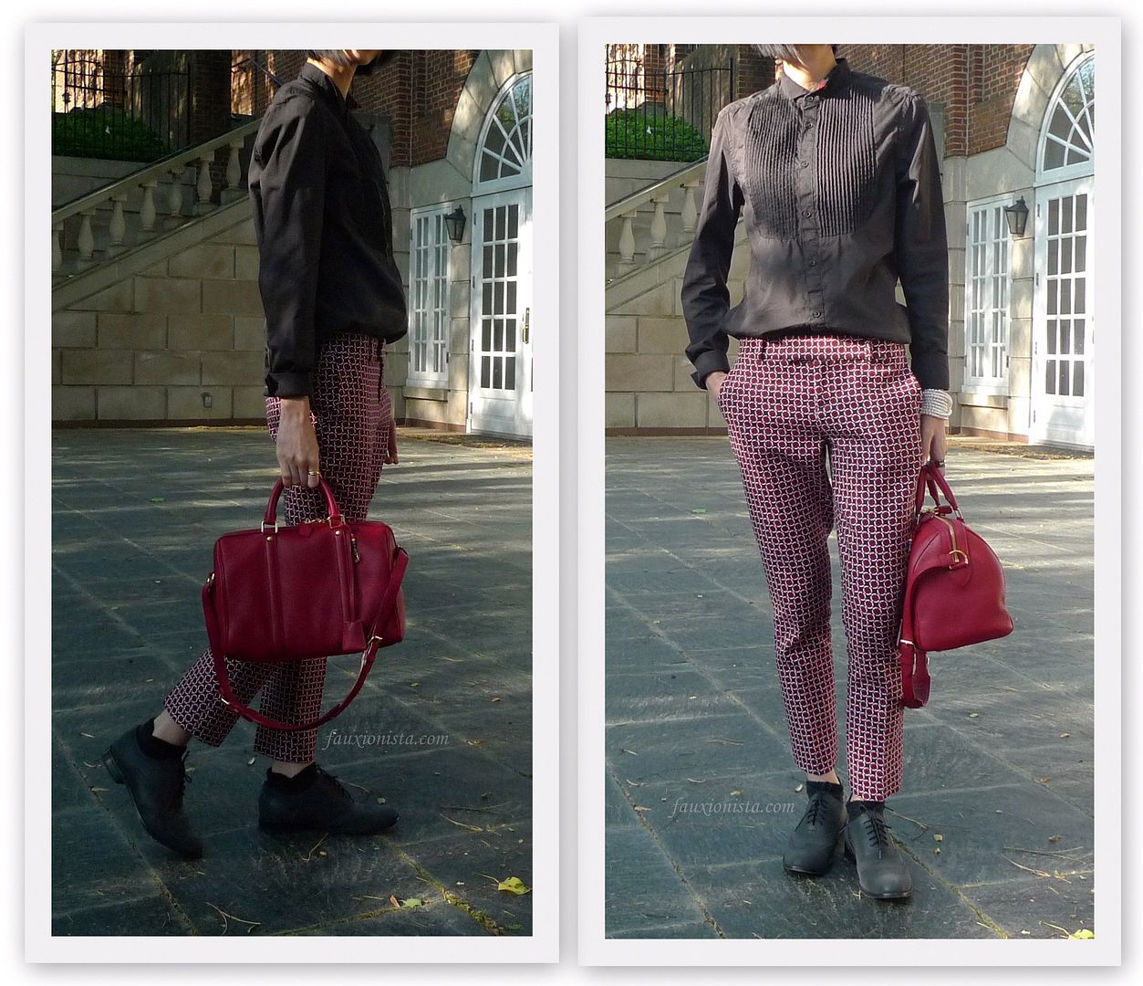 Fauxionable Outfit - Printed Pants