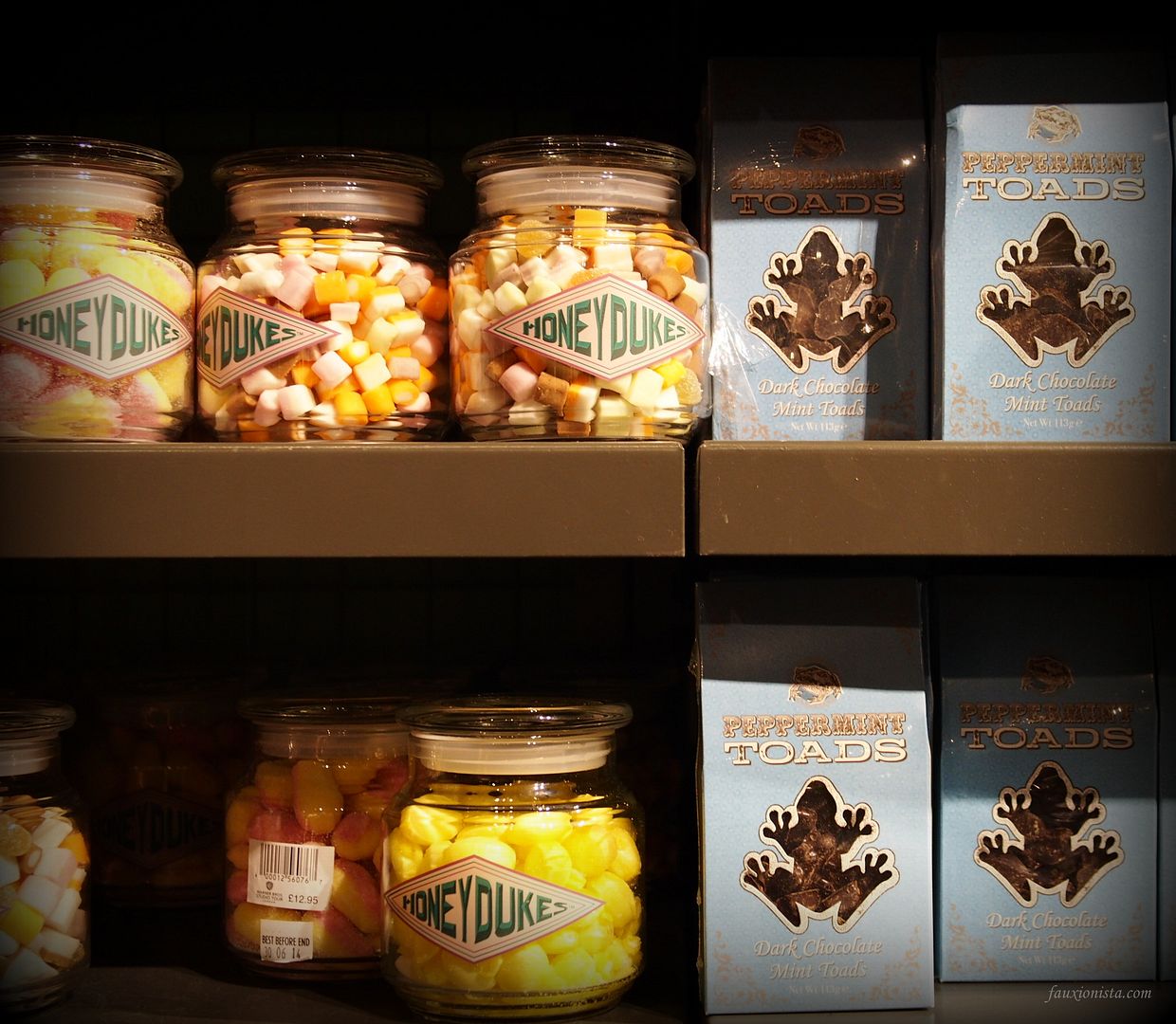 Candies, sweets, chocolate at Harry Potter World Studio Tour