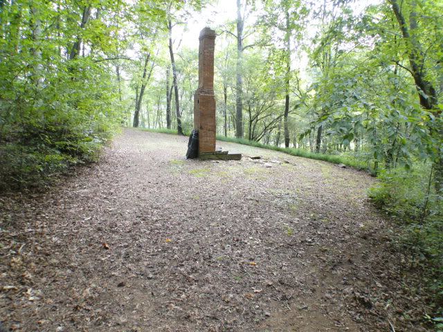 An old homestead fireplace on the property... great place for a deck/patio, John Becker Bald Head, Keller Williams Realty Franklin NC, Smokey Mountain Land for Sale