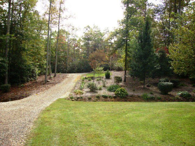 The grounds are beautifully landscaped, Cabin in Otto NC, Smoky Mountain Properties for Sale, Baldhead the Realtor