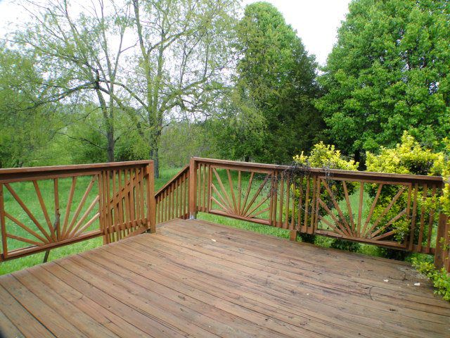 Have your friends over for a barbeque on the back deck of this home, Otto NC Homes under 100k