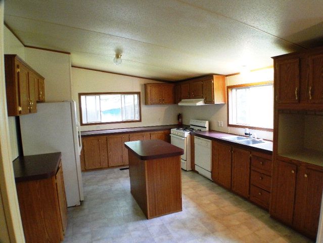 Huge kitchen in double wide home for sale in Macon County
