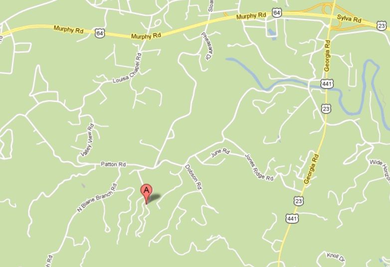 Map of Patton Valley Area, Homes for Sale in Patton Valley Franklin NC