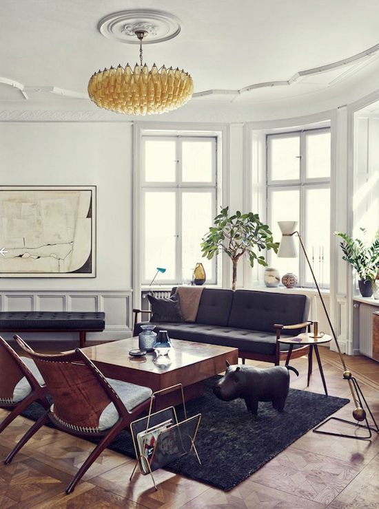 Century Modern Stockholm Apartment Stylist Joanna Laven Via Design