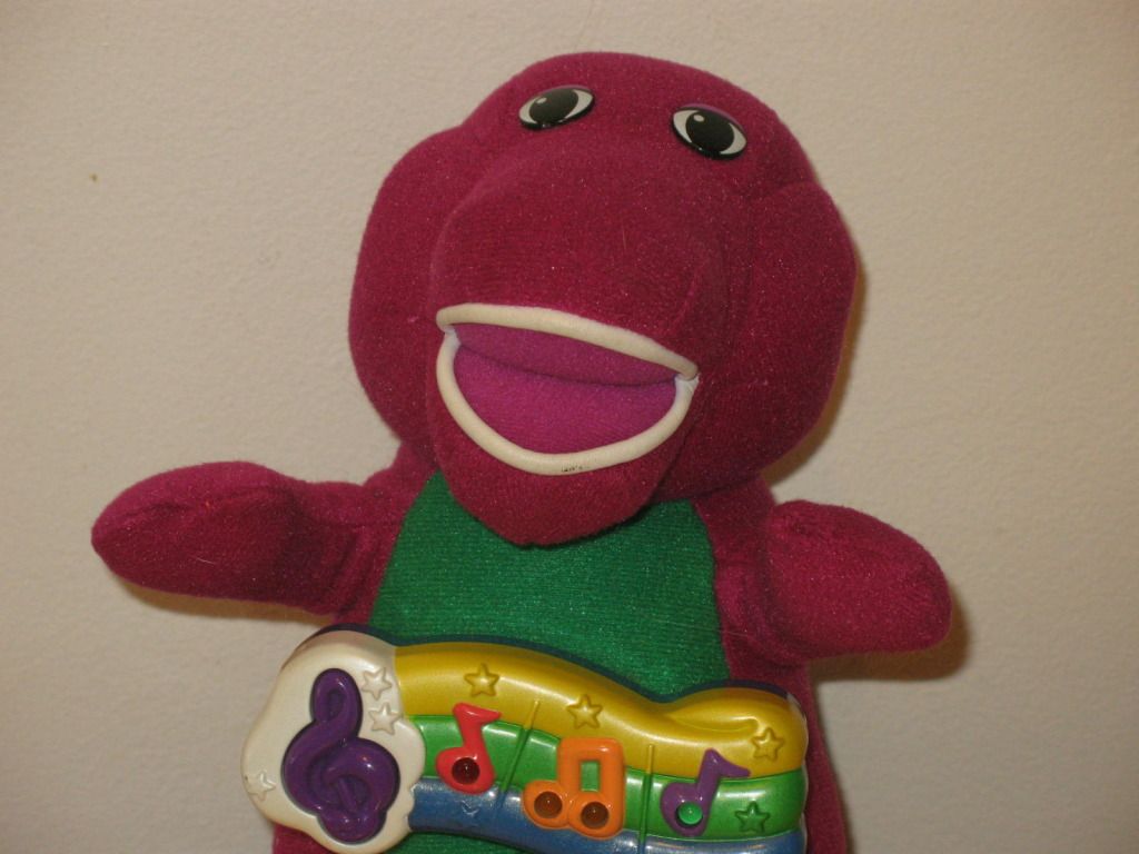 barney talking plush