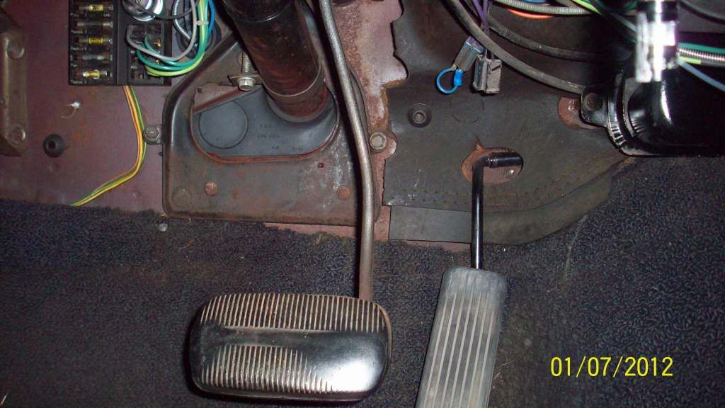 gas pedal setup