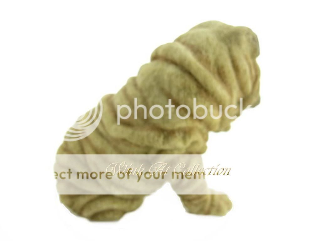 Shar Pei Puppy Dog Figurine 2006 Retired