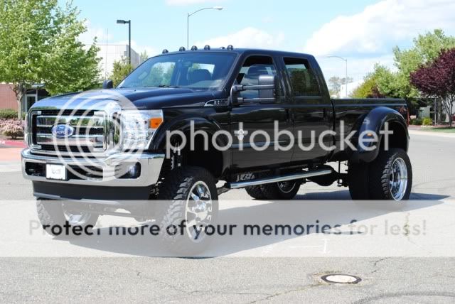 2011 Ford f350 dually lifted #2