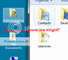 Remove Icon Hover Highlight Windows 7 Help Forums