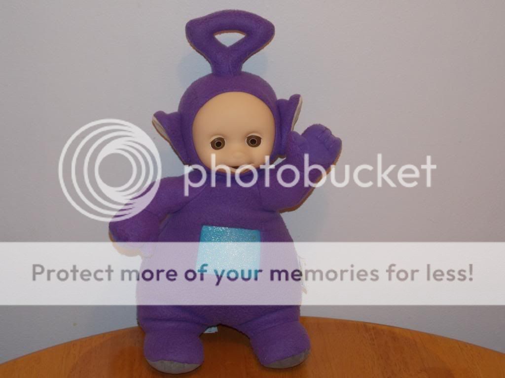 Teletubbies Tinky Winky Purple Talking Plush Doll 17 Inch