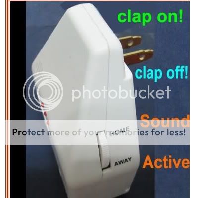 The Clapper Sound Activated on Off Switch by Clap USA Standard 110V